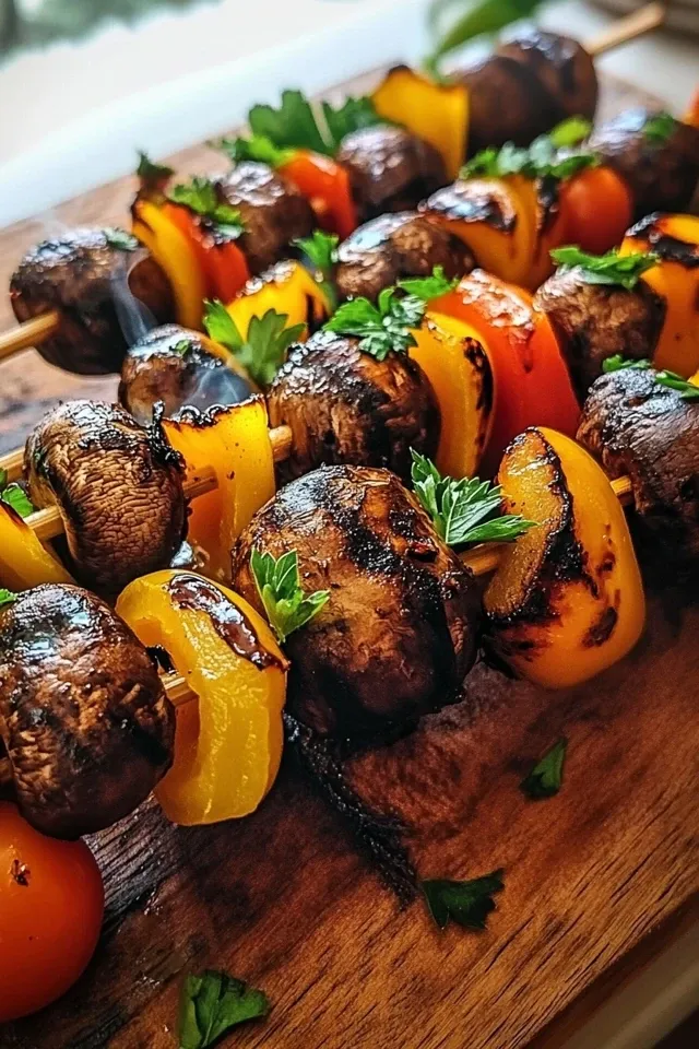 Leckere Champignon-Spieße für jeden Anlass