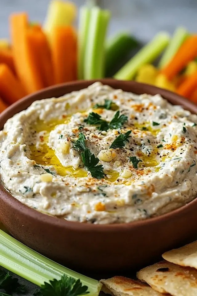Cremiger Knoblauch Parmesan Dip – Schnell & Lecker