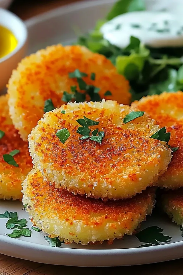 Crispy Airfryer Kohlrabi Schnitzel: Einfaches 4-Zutaten Rezept