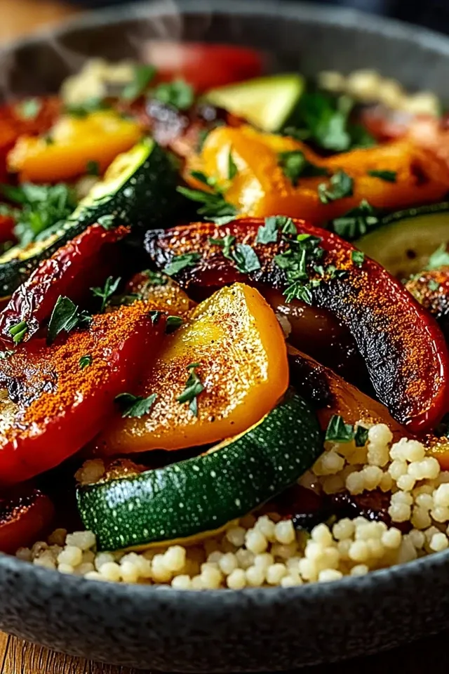Couscous mit Ofengemüse – Ein marokkanisches Geschmackserlebnis