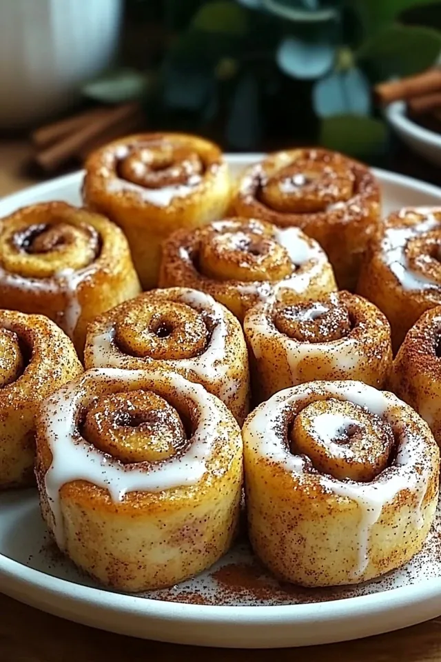 Einfache Air-Fryer Zimtschnecken-Bites mit einem Twist