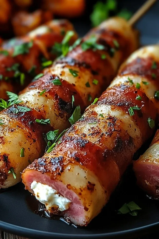 Gegrillte Feta-Beef-Röllchen: Einfach und Köstlich