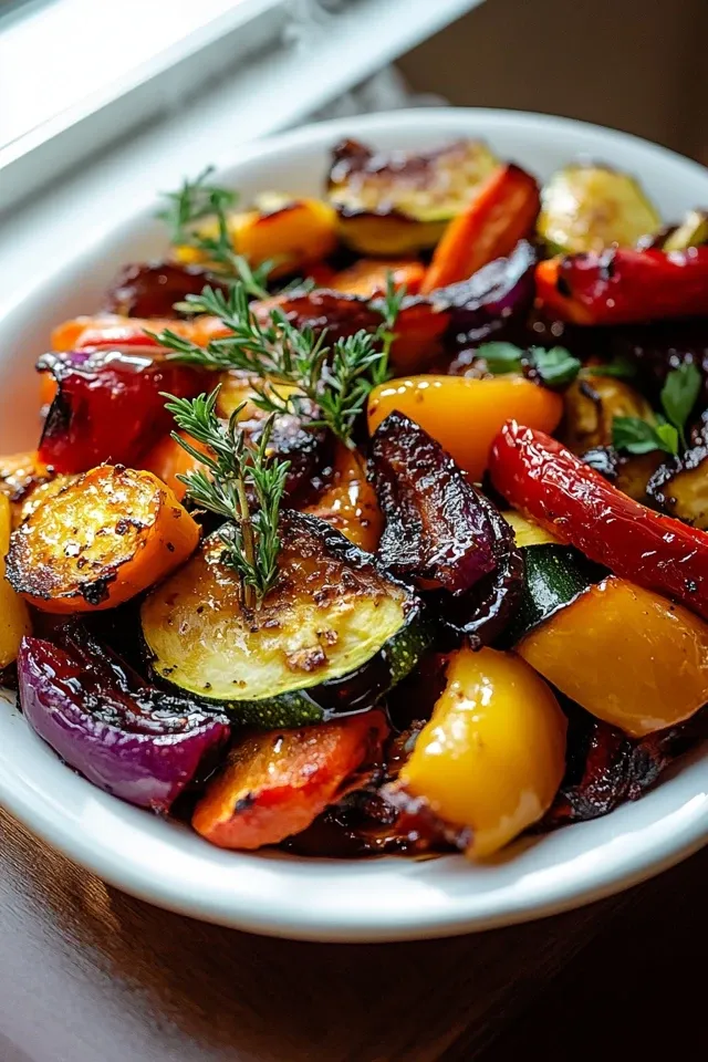 Honig-Balsamico Ofengemüse – Ein süß-sauerer Genuss