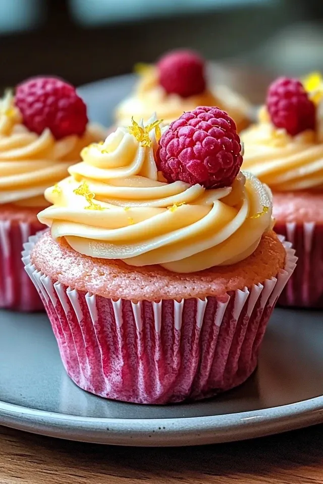 Zitronen-Himbeer-Cupcakes: Ein Genuss für jeden Anlass