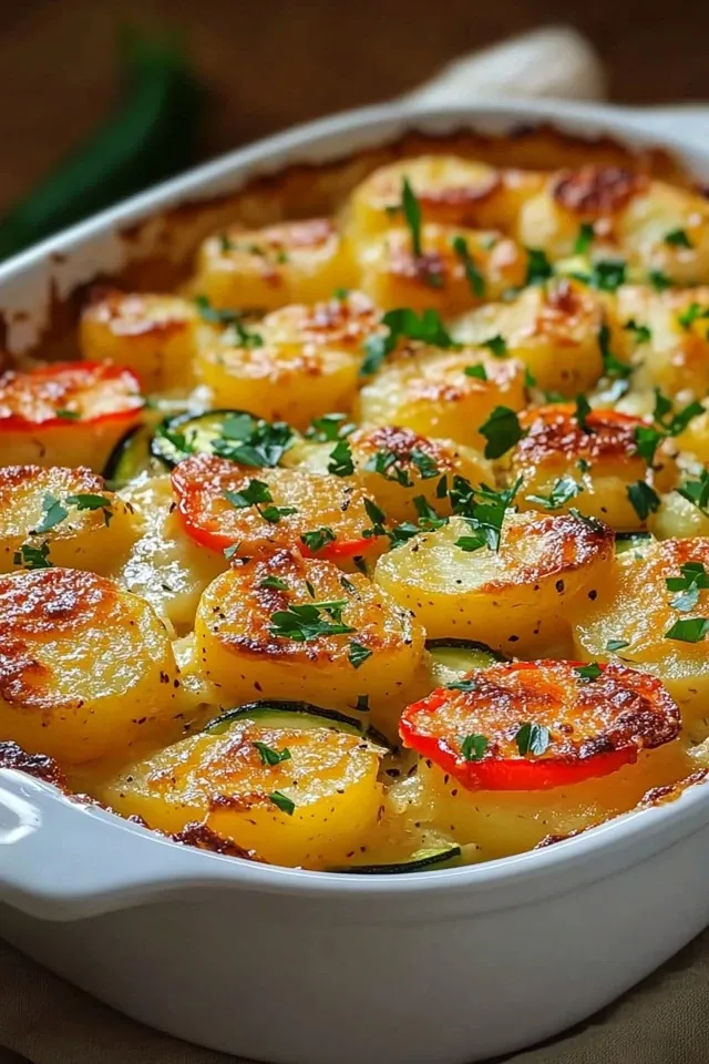 Das beste Kartoffel-Gemüse-Auflauf Rezept für die ganze Familie