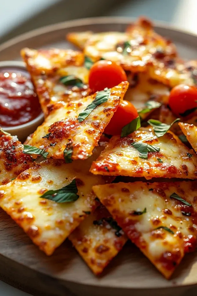 Knusprige Air Fryer Pizza Chips – Einfach & Lecker!
