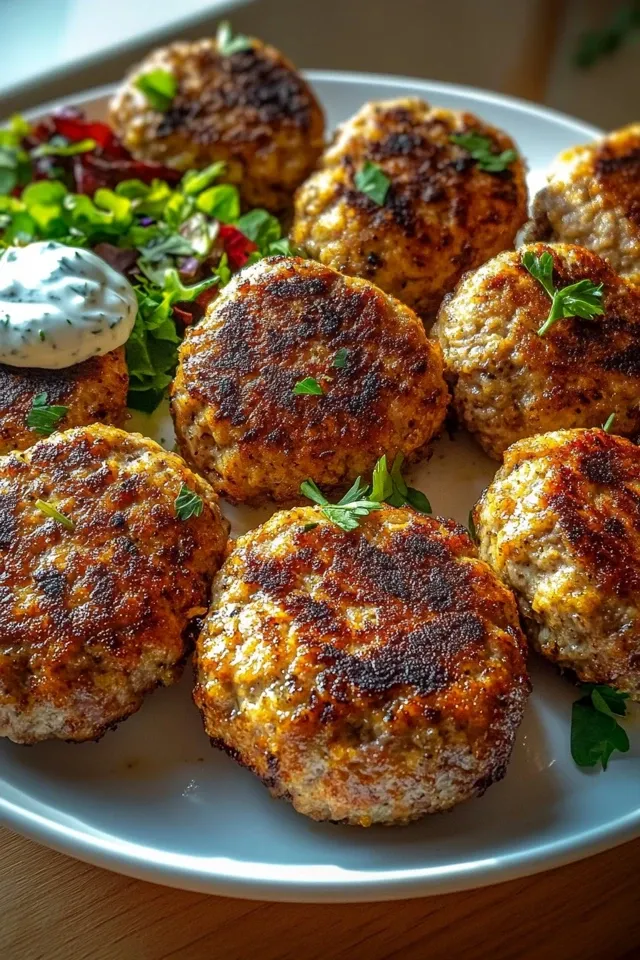 Knusprige Frikadellen aus der Heißluftfritteuse – fettarm und lecker