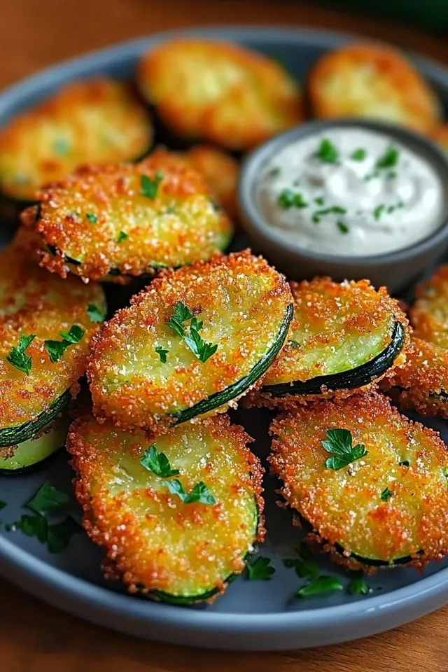 Knusprige Zucchini-Bites für jeden Anlass