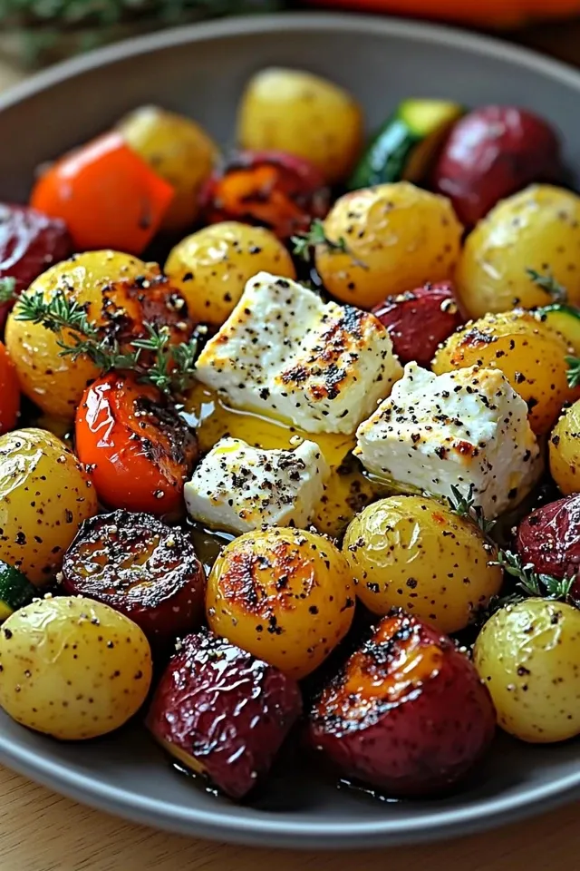Köstliches Feta Kartoffeln Ofengemüse: Einfach und Gesund!
