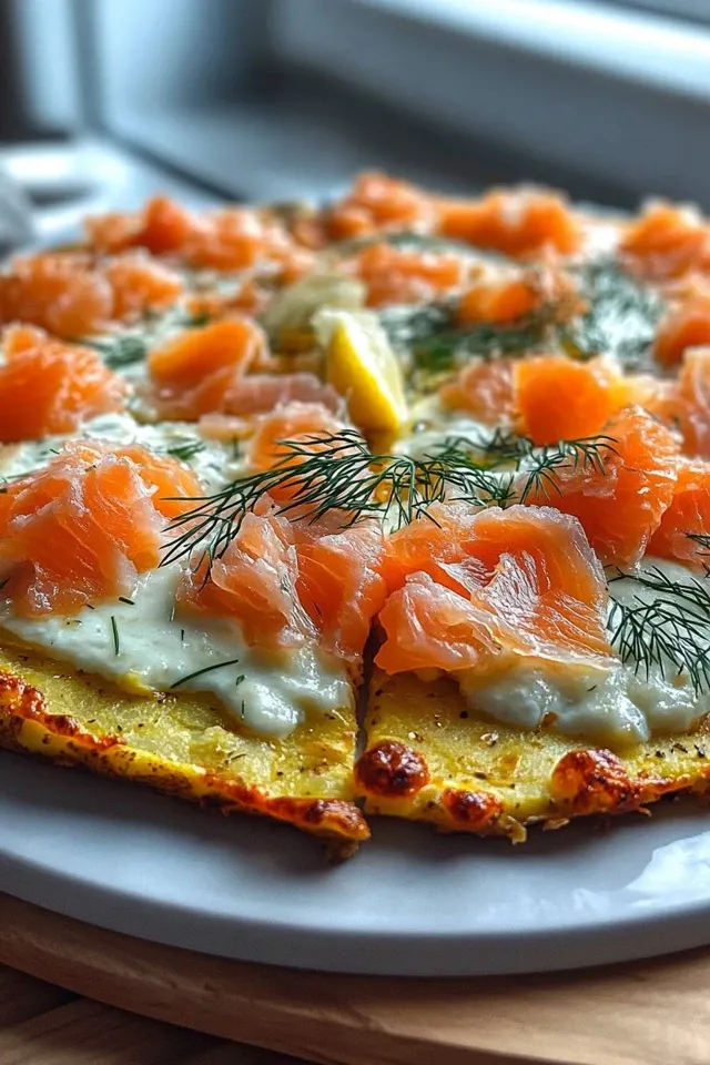 Kartoffelpizza mit Lachs – Ein einfaches und köstliches Rezept