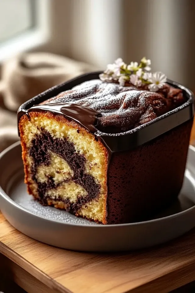 Marmorkuchen im Airfryer: Saftig und schnell zubereitet