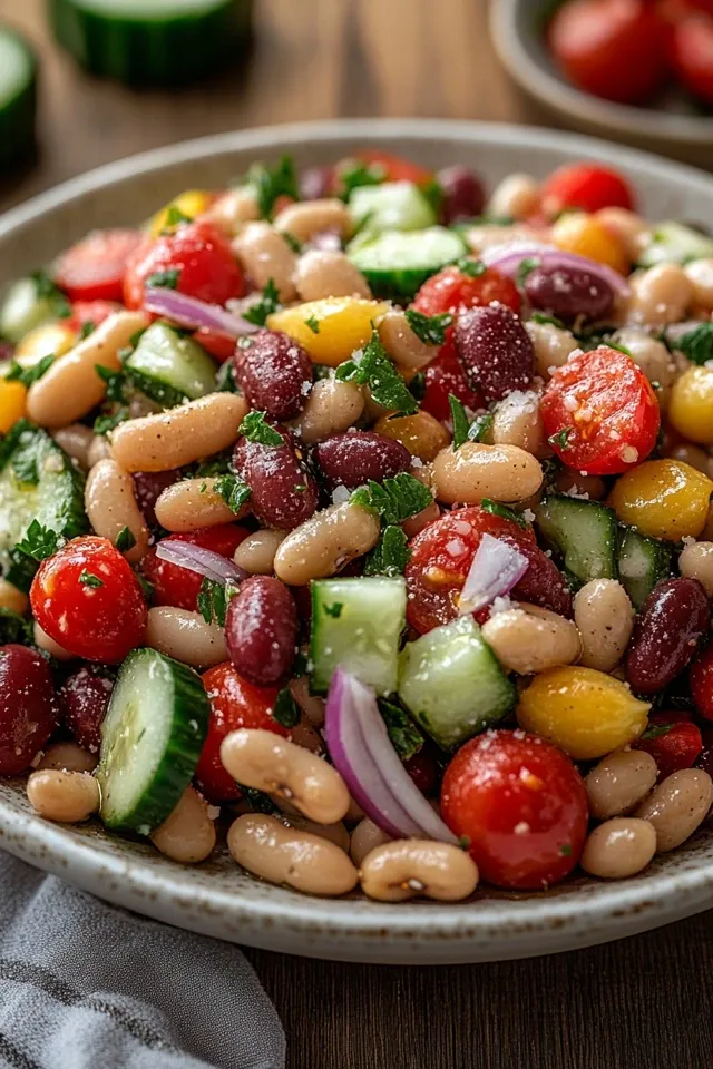 Mediterraner Bohnensalat – Einfach und voller Geschmack