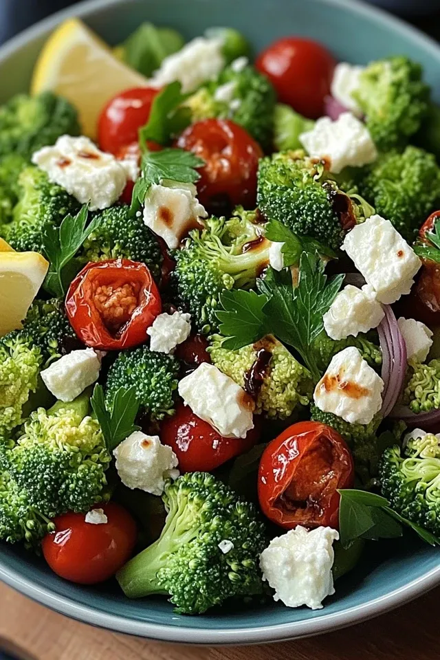 Mediterraner Brokkoli Salat – Gesund und Lecker