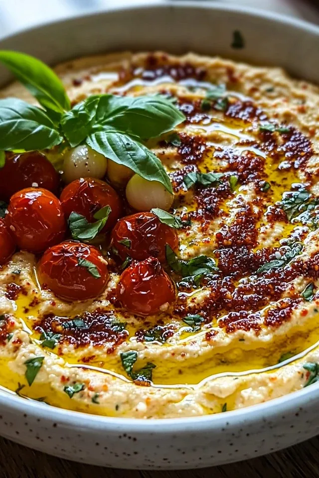 Mediterraner Tomaten-Knoblauch-Dip: Sonne im Olivenöl!