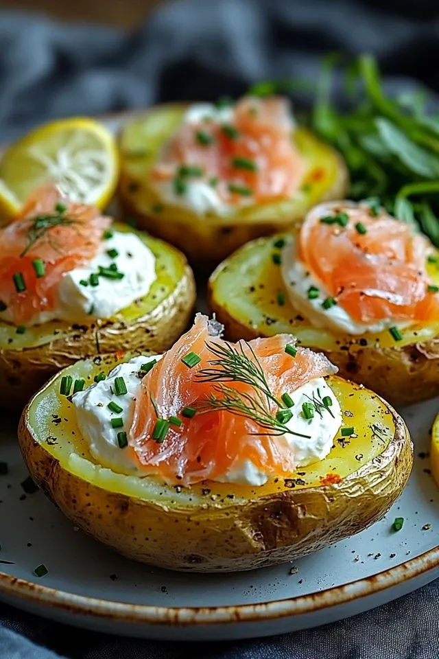 Ofenkartoffeln mit Räucherlachs – Ein köstliches Rezept