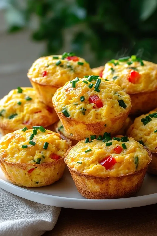 Rühreier Muffins: Meal Prep Power für deine Woche!