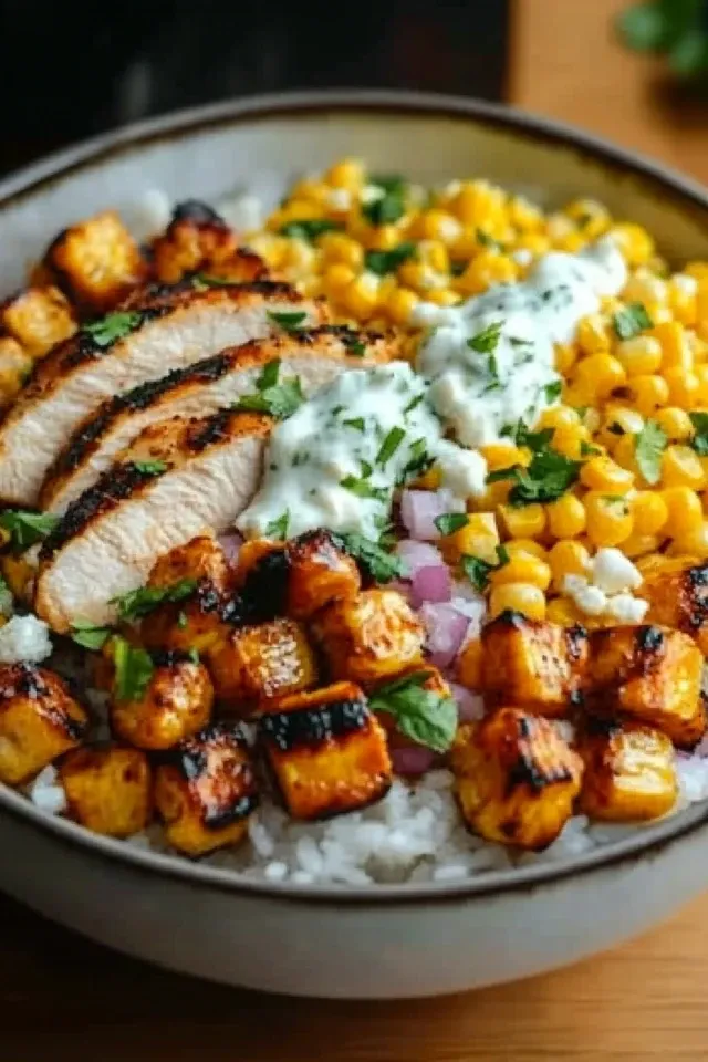 Street Corn Hähnchen Reis Bowl: Ein unvergessliches Rezept