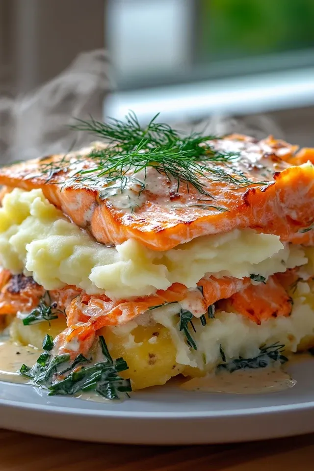 Zarter Lachs Auflauf mit Kartoffeln: Ein Genuss für die Sinne