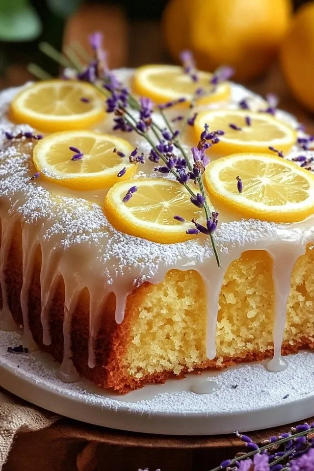 Zitronen-Lavendel-Kuchen: Ein Genuss für jeden Anlass