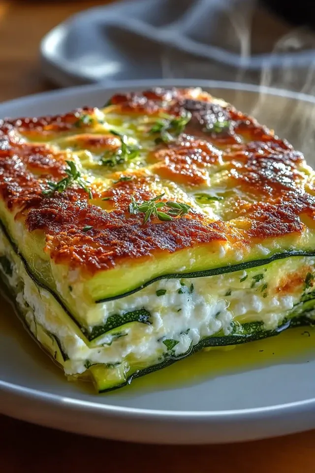 Zucchini-Hüttenkäse-Auflauf – Ein geschmackvoller Genuss