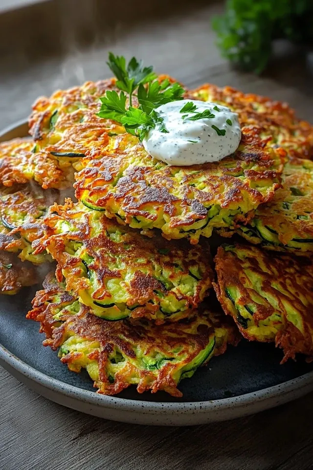 Zucchinipuffer aus dem Ofen – Einfach & Lecker
