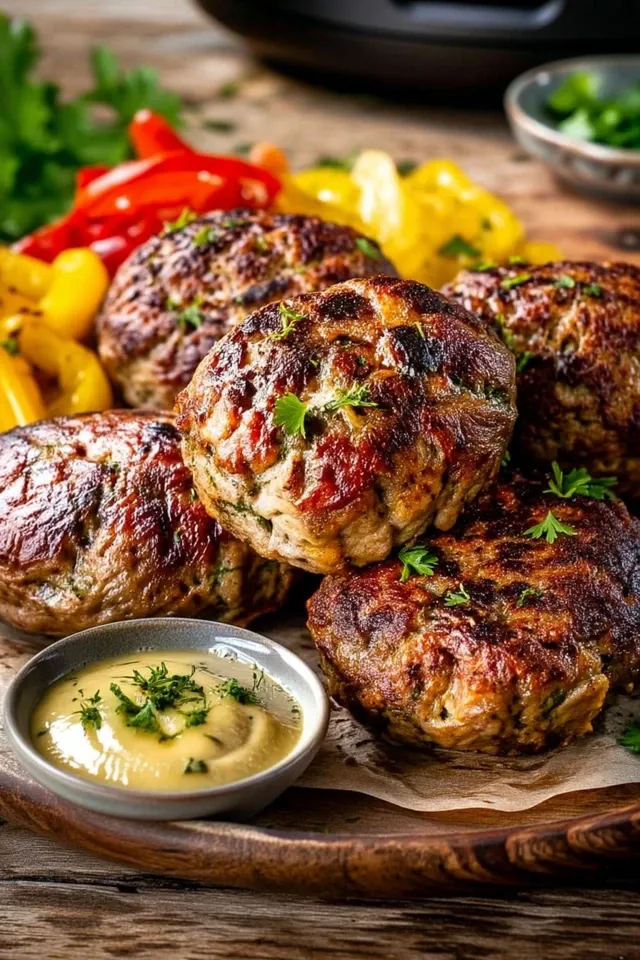 Saftige Airfryer Frikadellen – Gesund und Einfach