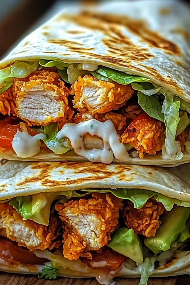 Köstlicher Chicken Crunch Wrap für jeden Anlass