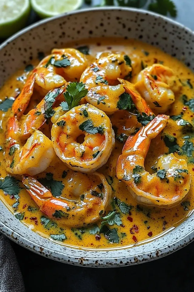 Cremige Garnelen in Kokos-Curry-Sauce: Ein Genuss