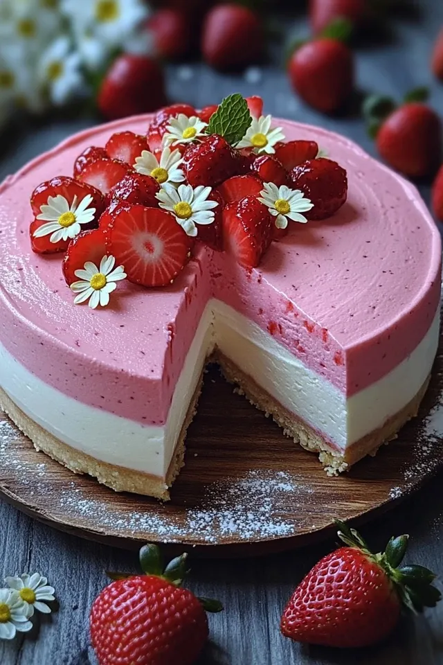 Erdbeer-Joghurt-Mousse Torte: Ein himmlischer Genuss