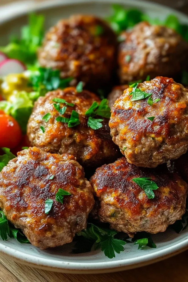 Frikadellen aus der Heißluftfritteuse: Knusprig & Saftig