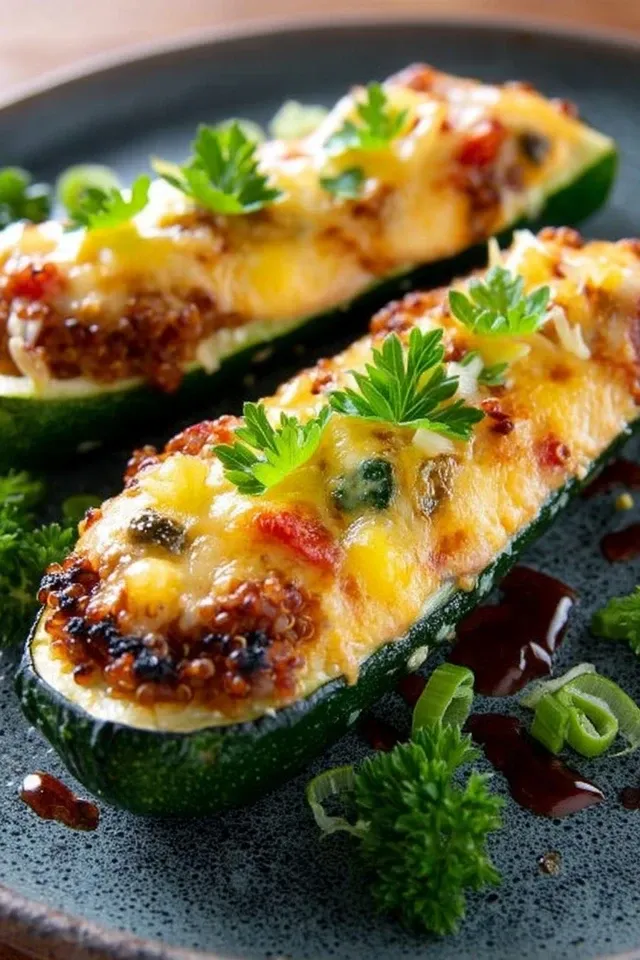 Gefüllte Zucchini aus dem Airfryer: Schnell und Köstlich