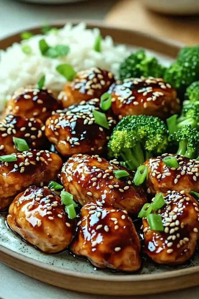 Gesundes Airfryer Teriyaki-Hühnchen leicht gemacht