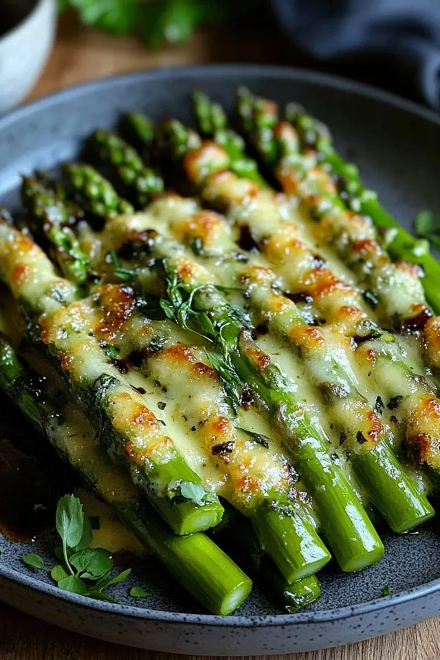 Grüner Spargel mit Parmesankruste: Ein Genuss für jede Gelegenheit