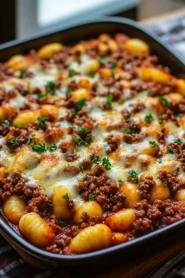 Herzhafter Gnocchi-Auflauf mit Rind – Familienliebling erleben