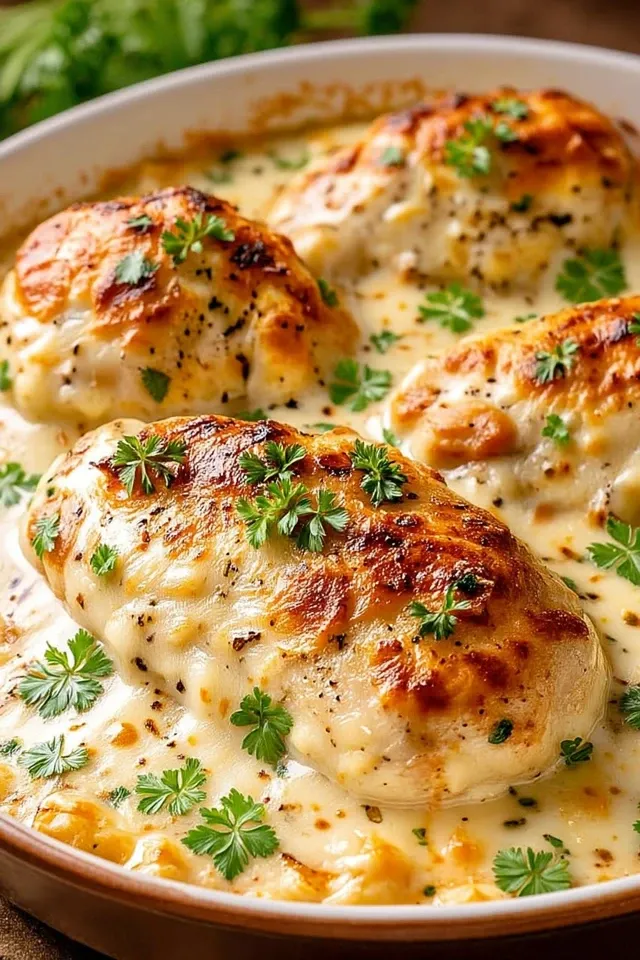 Hähnchen in Frischkäse-Soße – Einfaches Abendessen