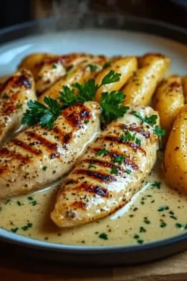 Hähnchenfilet in cremiger Knoblauchsauce: Das perfekte Rezept