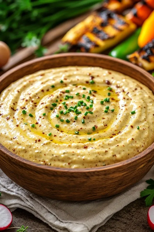 Cremiger Honig-Senf-Dip für Grillabende