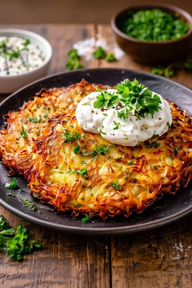 Knusprige Kartoffelrösti aus dem Airfryer – Einfach und Lecker