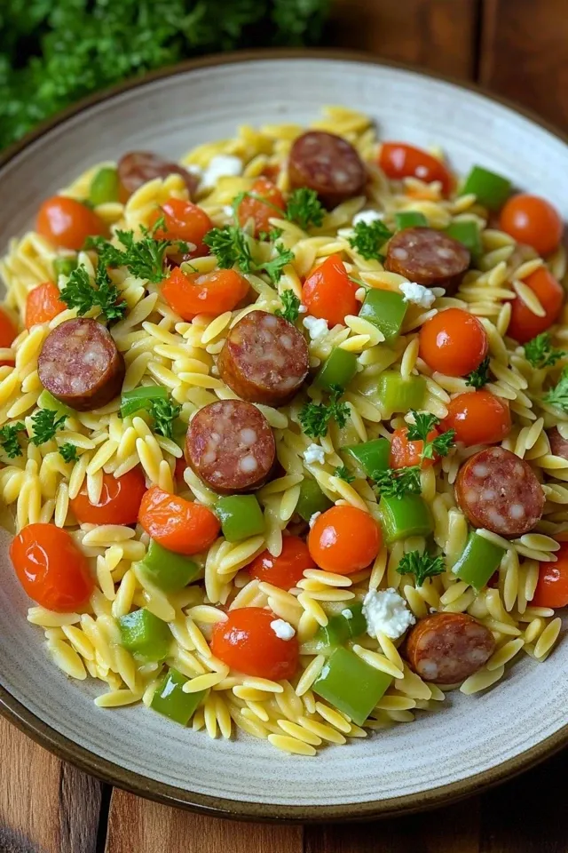 Kritharaki Pfanne mit Beef – Ein köstliches Rezept