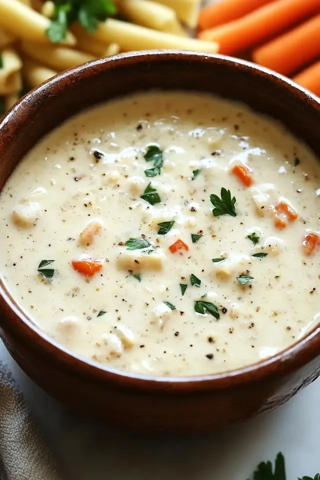Köstliche Knoblauch Parmesan Sauce in 5 Minuten zubereiten