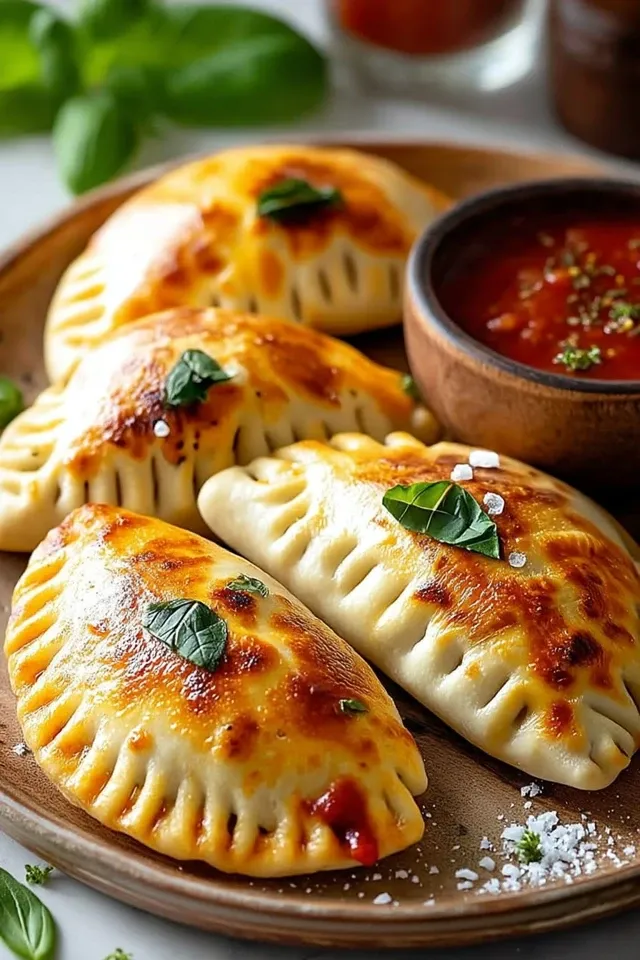 Mini-Calzones aus der Heißluftfritteuse