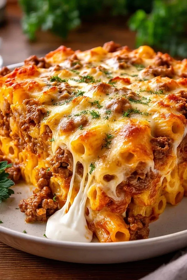 Cremiger Nudelauflauf mit Hackfleisch – Einfach und Lecker