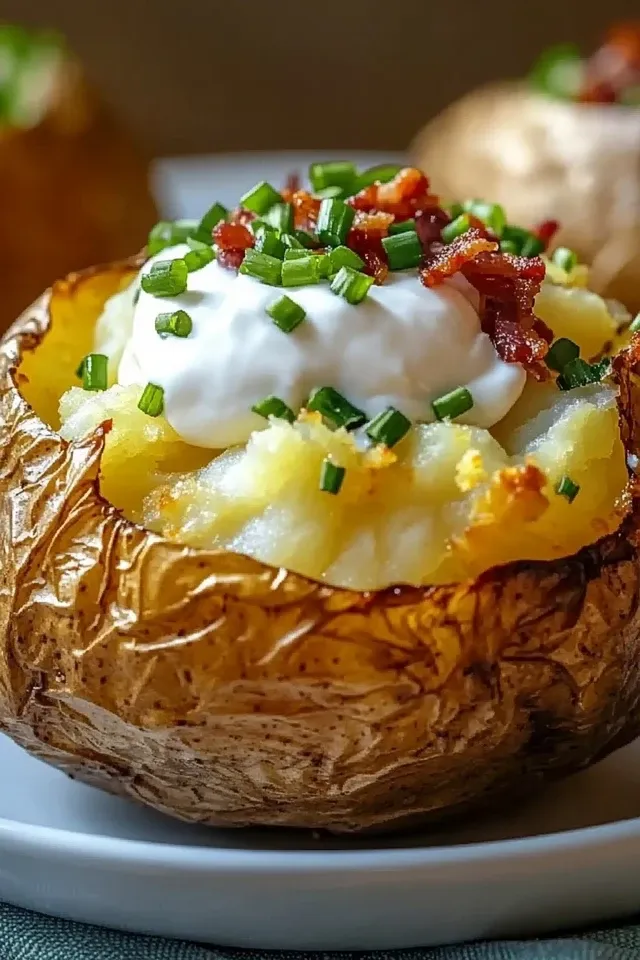 Perfekte Airfryer Ofenkartoffel: Knusprig Außen, Zart Innen!