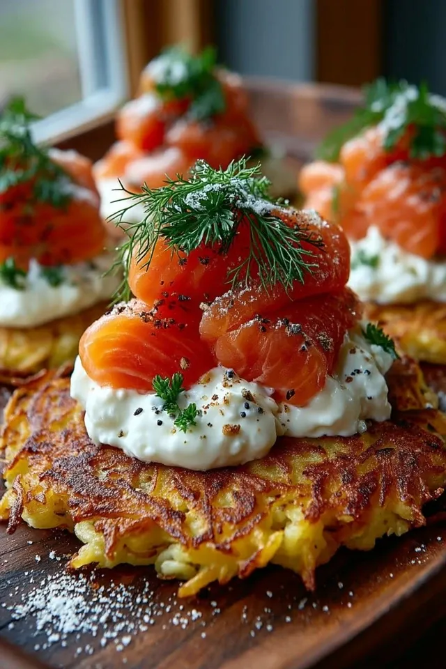 Rösti mit Frischkäse und Lachs: Ein einfaches Rezept