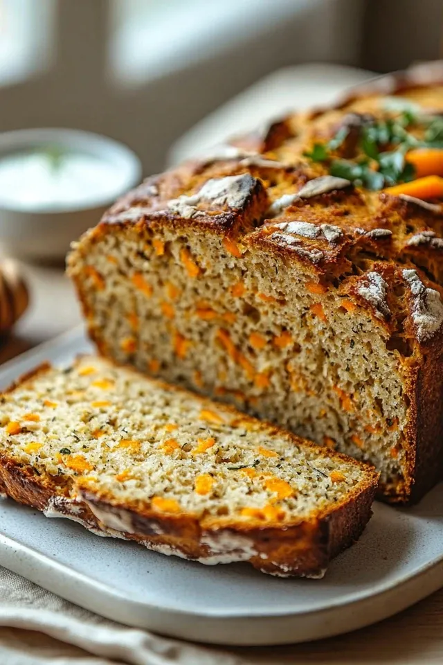 Saftiges Dinkel-Joghurt-Brot mit Möhren für dein Backglück