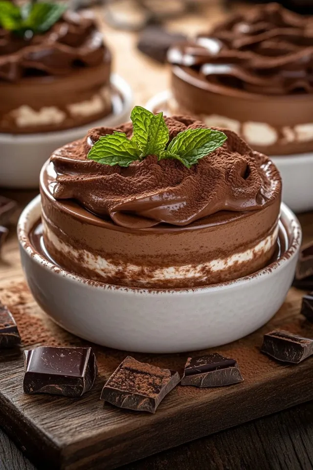 Schoko-Dessert mit Mascarpone – einfach & cremig