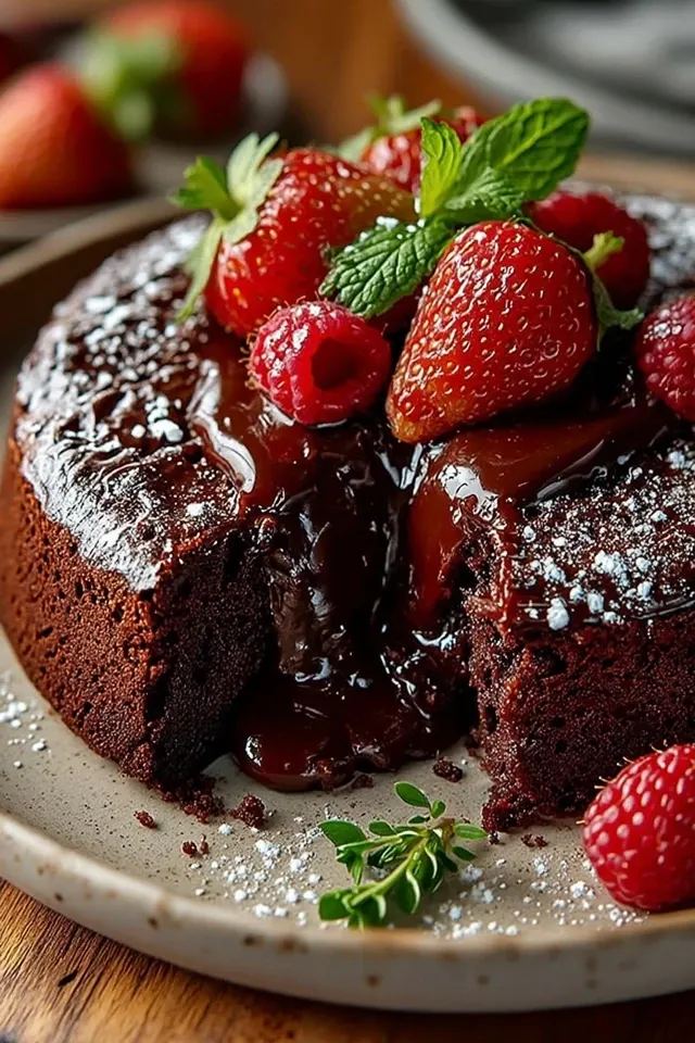 Verführerischer Schokokuchen im Airfryer