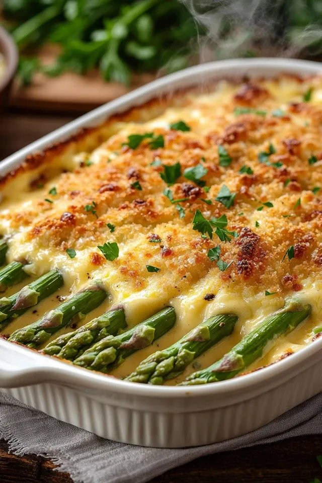 Spargelauflauf mit Sauce Hollandaise – Ein Genuss für jeden Anlass
