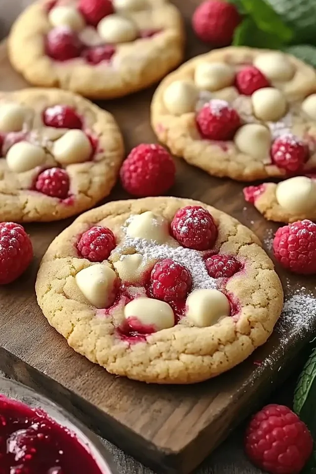 Weiße Schokoladen-Himbeer-Cookies – Ein Genuss für jeden Anlass