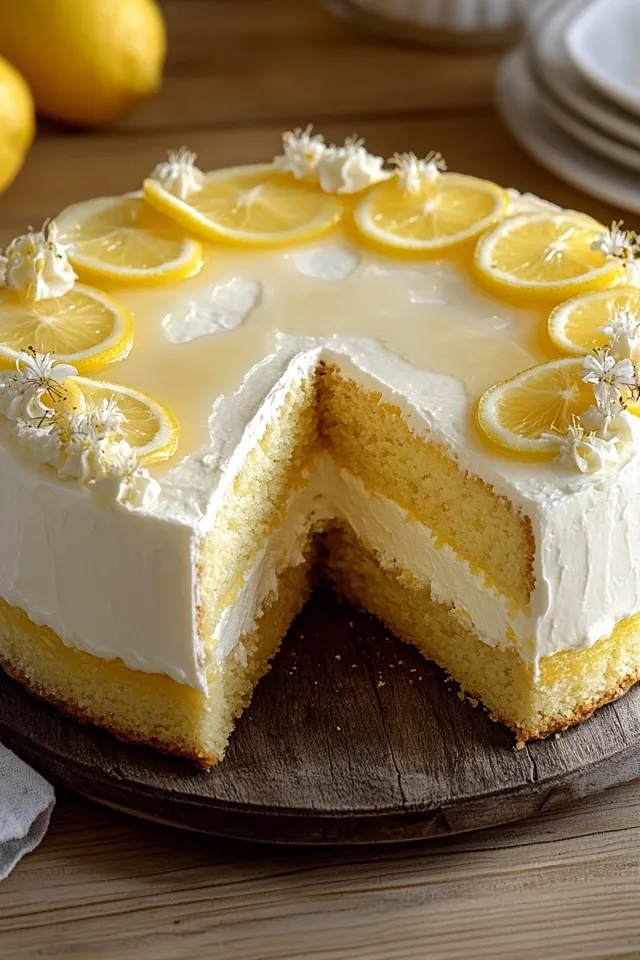 Zitronen-Mascarpone-Torte – Cremig und Frisch